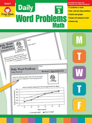 cover image of Daily Word Problems, Grade 5